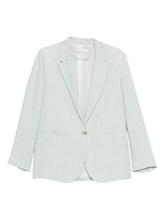 Forte Forte Linen single-breasted jacket LIGHT BLUE