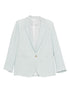 Forte Forte Linen single-breasted jacket LIGHT BLUE