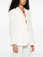 Forte Forte Linen single-breasted jacket WHITE