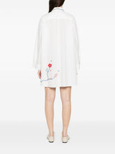 Forte Forte Embroidered cotton shirt WHITE