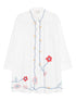 Forte Forte Embroidered cotton shirt WHITE