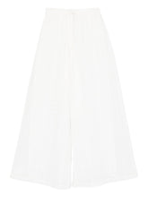 Forte Forte Embroidered cotton trousers WHITE