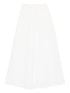 Forte Forte Embroidered cotton trousers WHITE