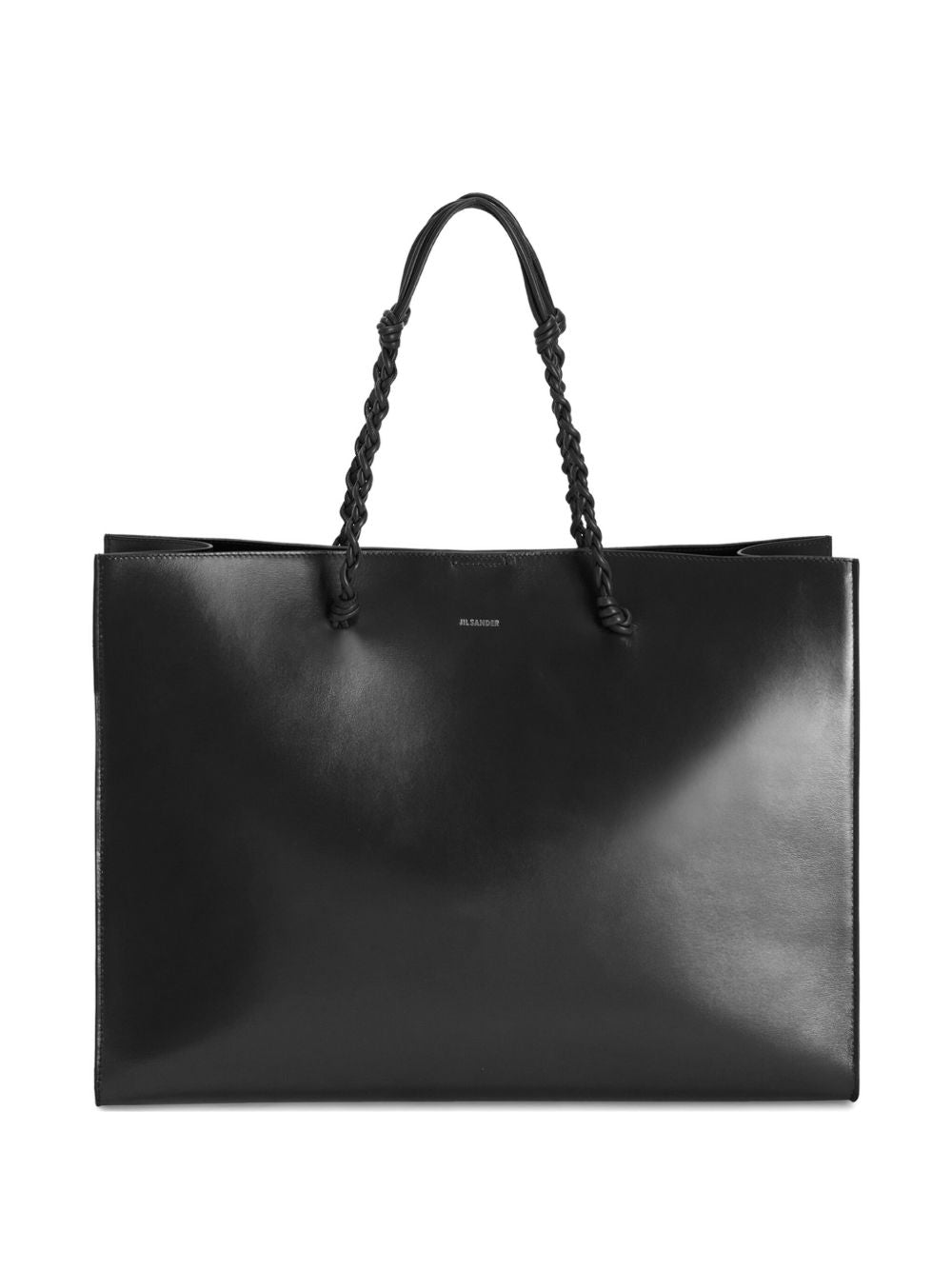 Jil Sander Hand-Knotted Shopper Bag Black