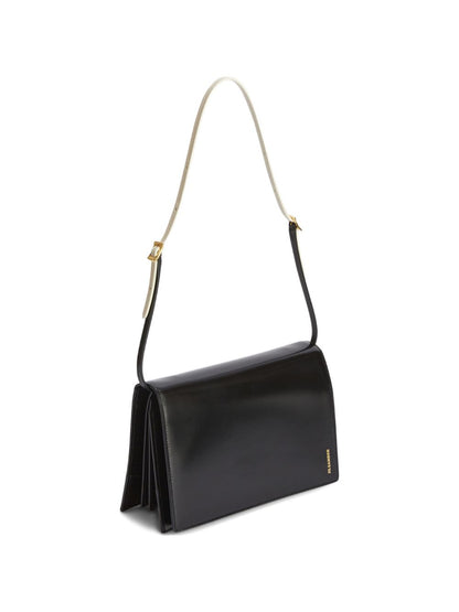 Jil Sander Tangle Shoulder Bag BLACK