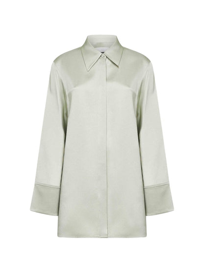 Jil Sander Light Green Acetate Shirt Light green