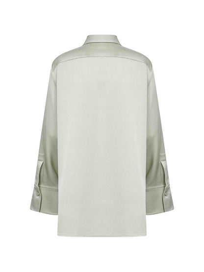 Jil Sander Light Green Acetate Shirt Light green