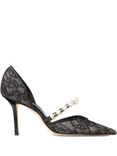 Jimmy Choo With Heel Leather Pumps Black