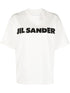 Jil Sander Logo Cotton T-Shirt White