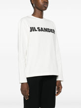 Jil Sander Logo Cotton Jersey T-Shirt White