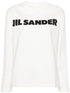 Jil Sander Logo Cotton Jersey T-Shirt White