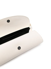 Jil Sander Cannolo Small Leather Shoulder Bag White