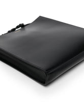 Jil Sander Medium Tangle Leather Shoulder Bag Black