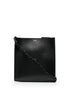 Jil Sander Medium Tangle Leather Shoulder Bag Black