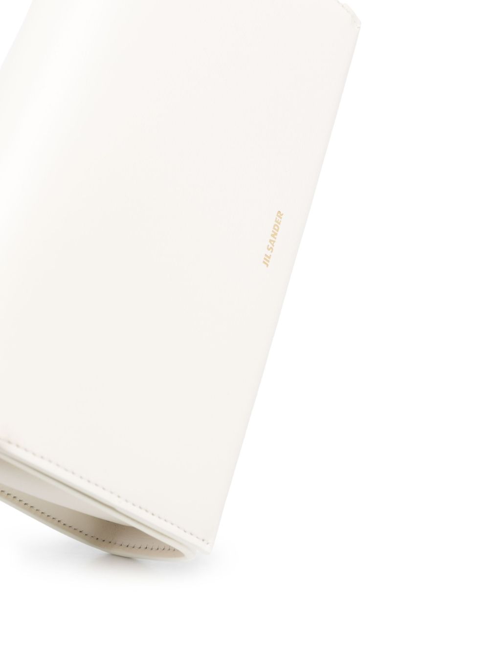 Jil Sander All-Day Leather Shoulder Bag White