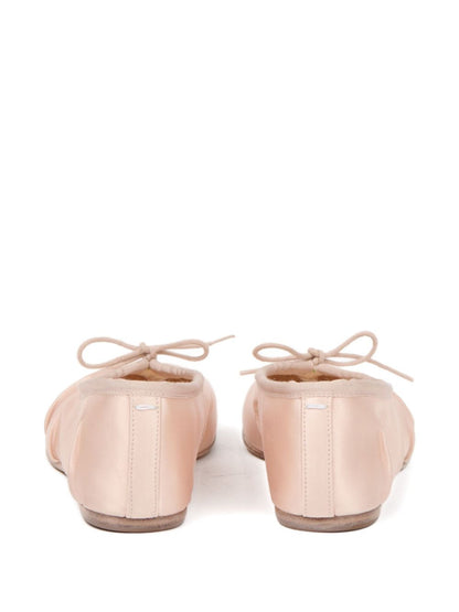 Maison Margiela Tabi Satin Ballet Flats Powder powder