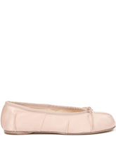 Maison Margiela Tabi Satin Ballet Flats Powder powder