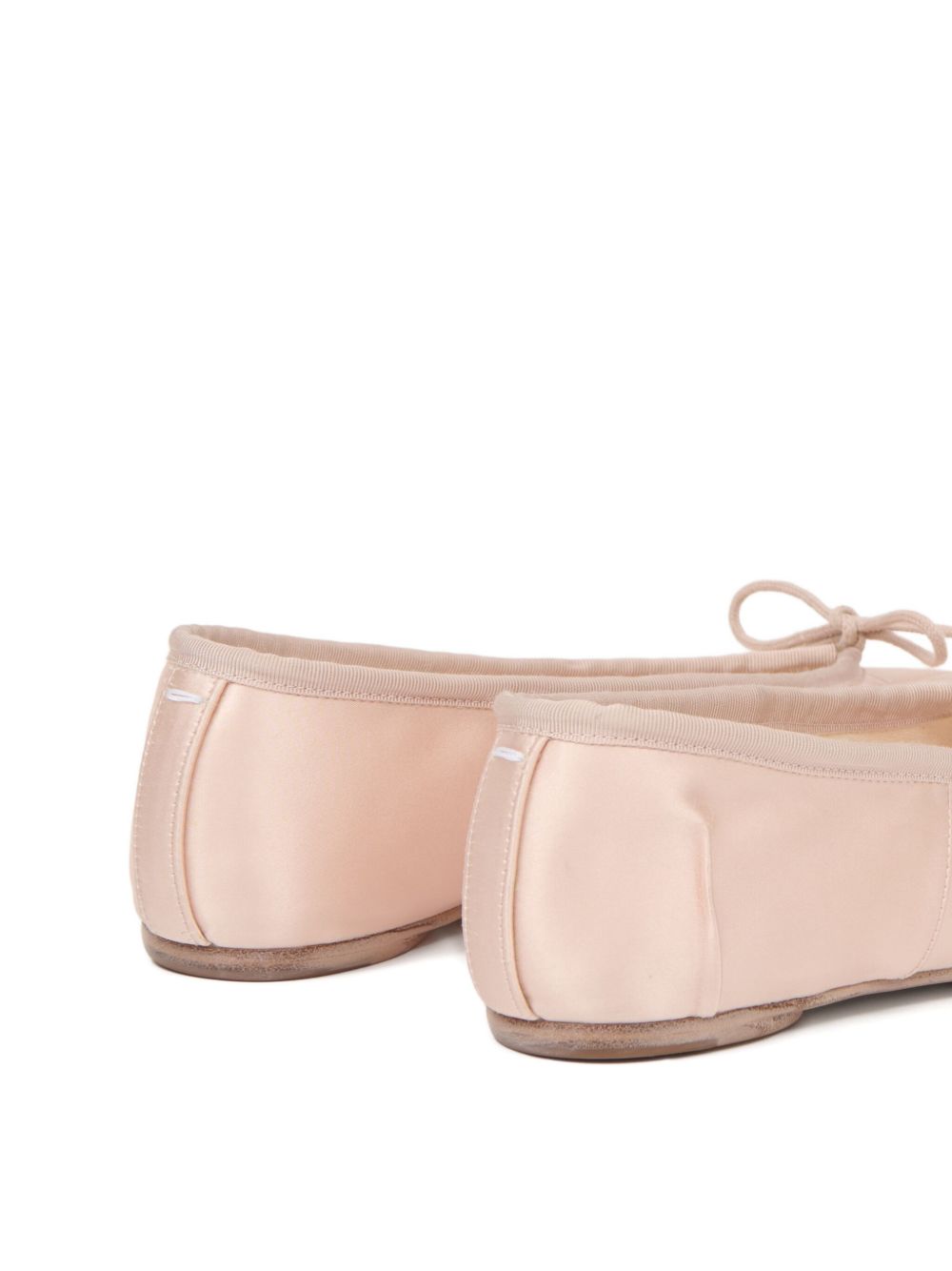 Maison Margiela Tabi Satin Ballet Flats Powder powder