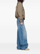 Maison Margiela Wool Zip Jacket Taupe Beige beige