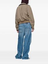 Maison Margiela Wool Zip Jacket Taupe Beige beige