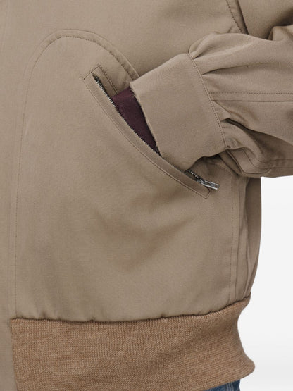 Maison Margiela Wool Zip Jacket Taupe Beige beige