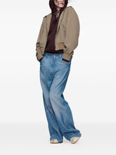 Maison Margiela Wool Zip Jacket Taupe Beige beige