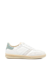 Woolrich Double U Leather Sneakers Clear Blue