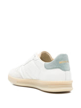 Woolrich Double U Leather Sneakers Clear Blue