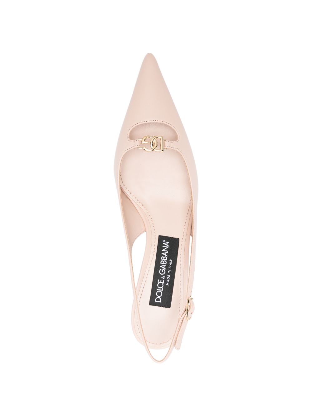 Dolce &amp; Gabbana With Heel Slingback Pumps Powder