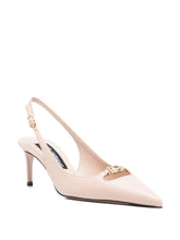 Dolce & Gabbana With Heel Slingback Pumps Powder