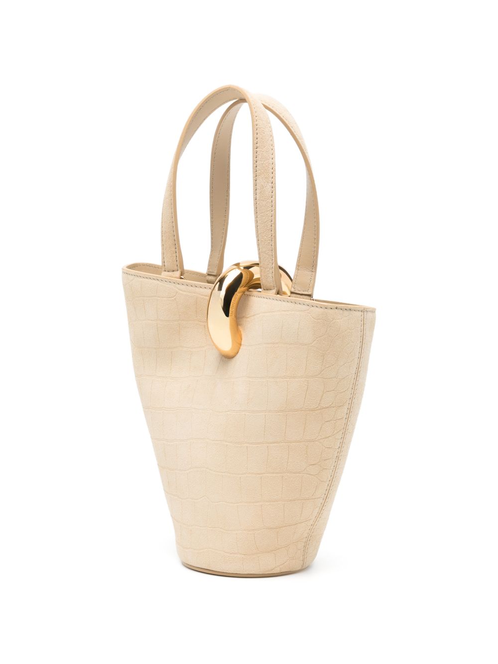 JACQUEMUS Le Petit Bambola Bucket Bag Beige