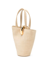 JACQUEMUS Le Petit Bambola Bucket Bag Beige