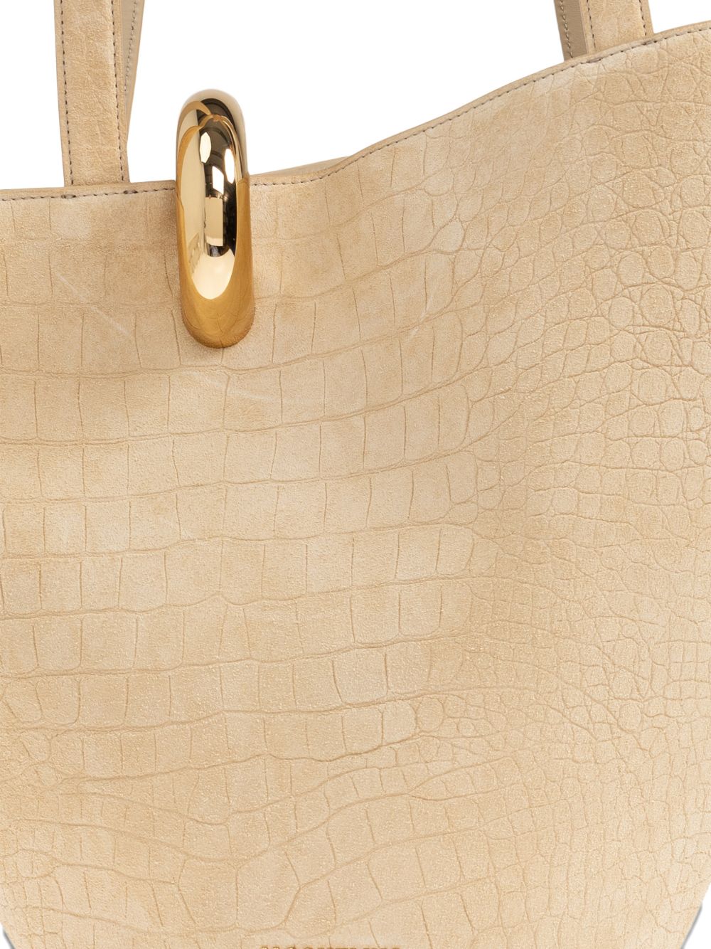 JACQUEMUS Le Bambola Moyen Bucket Bag Beige
