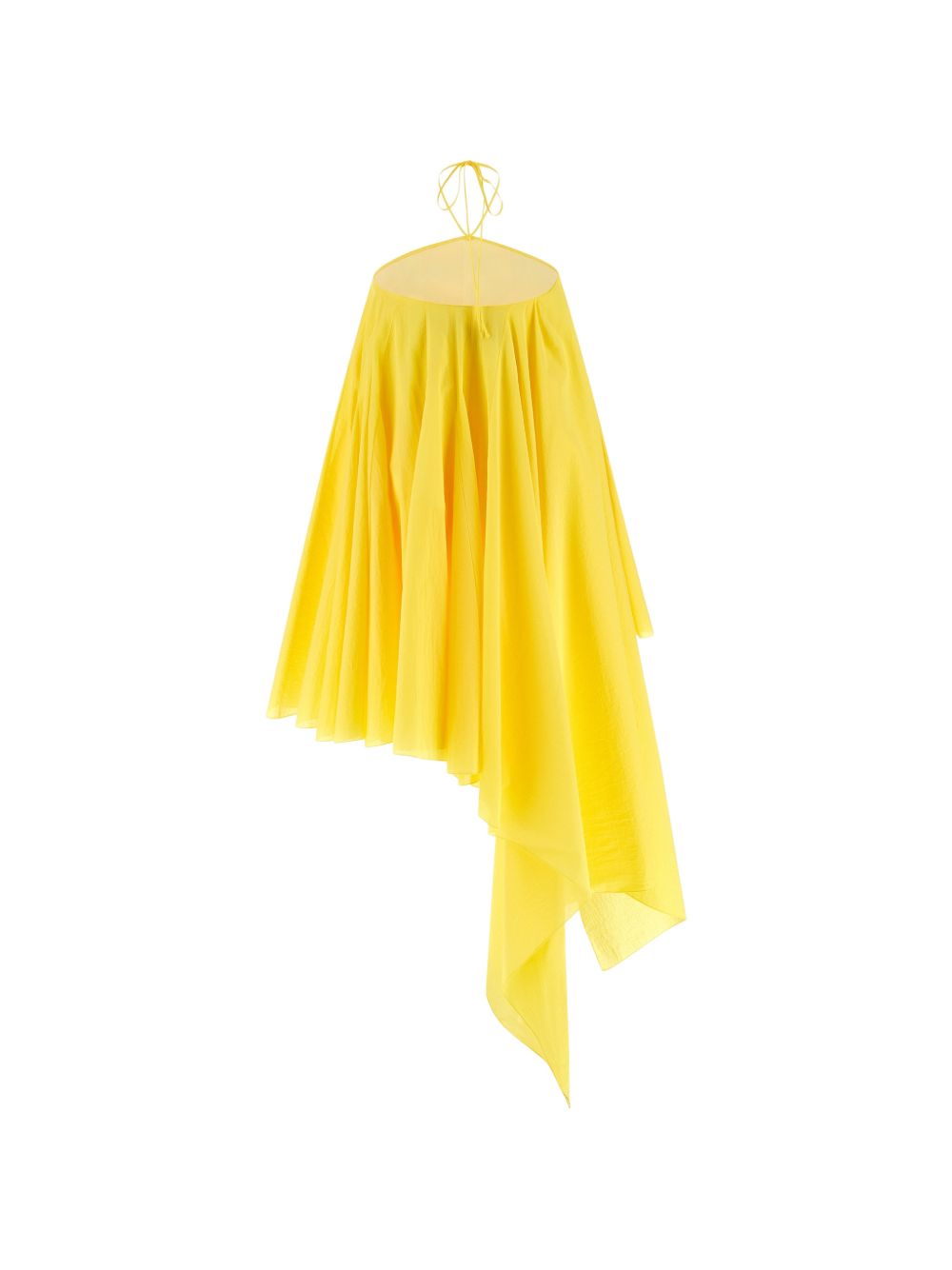 JACQUEMUS Triangle Mini Flared Dress Yellow