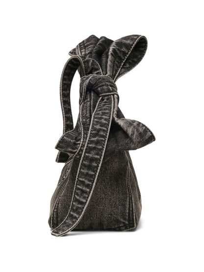 Marc Jacobs Mini Denim Sack Bag Black