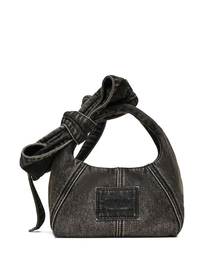Marc Jacobs Mini Denim Sack Bag Black