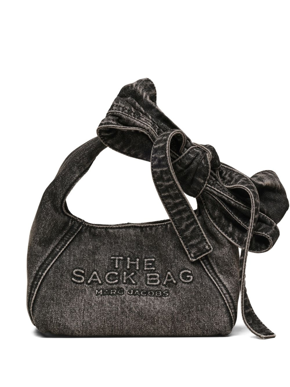 Marc Jacobs Mini Denim Sack Bag Black