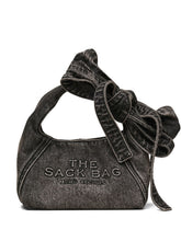 Marc Jacobs Mini Denim Sack Bag Black