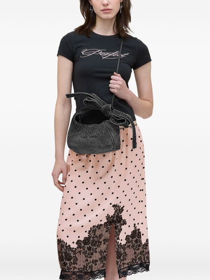 Marc Jacobs Mini Denim Sack Bag Black