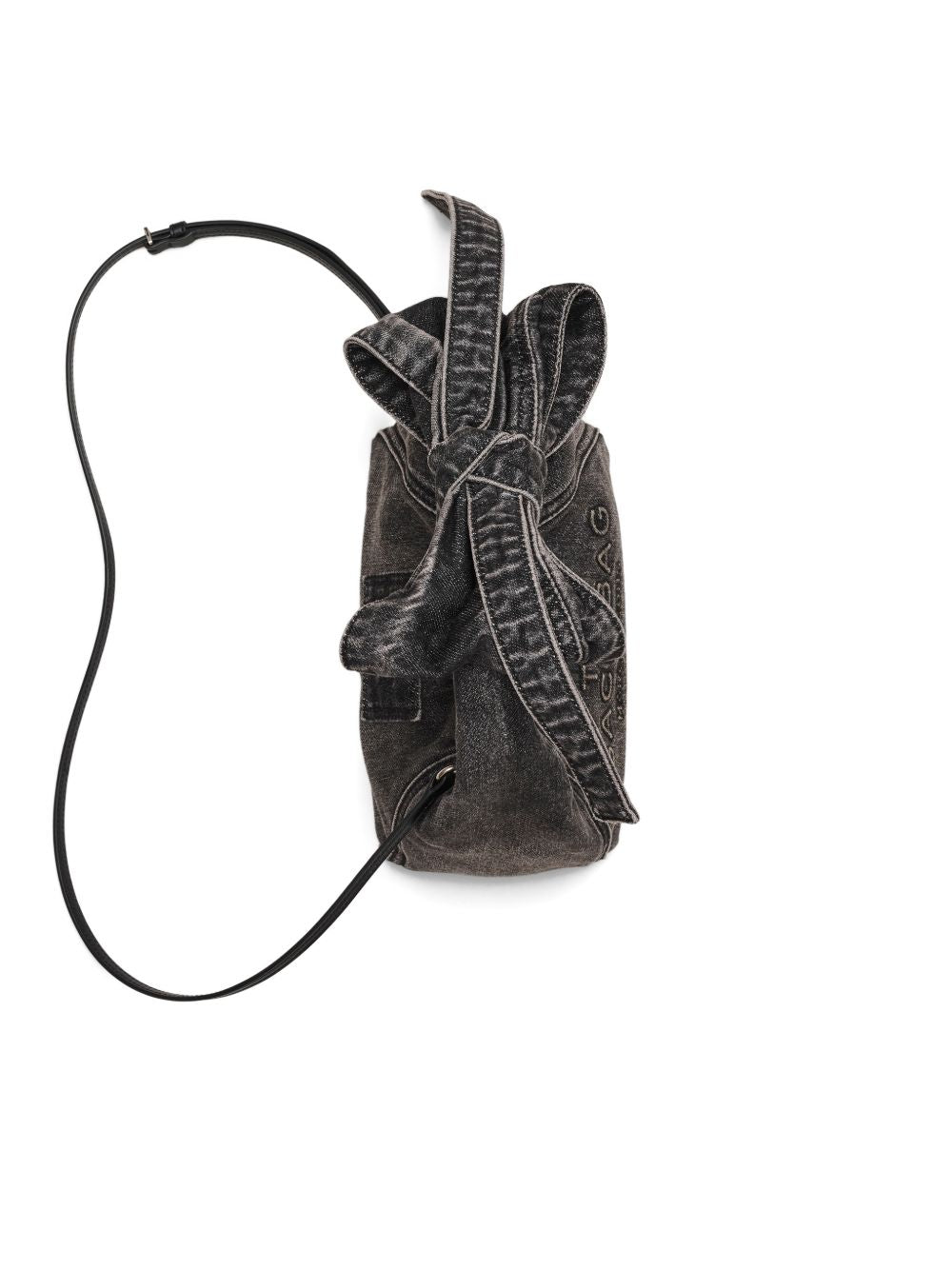 Marc Jacobs Mini Denim Sack Bag Black