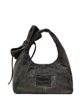 Marc Jacobs The Sack Denim Handbag Black