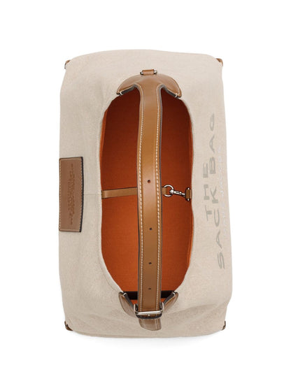 Marc Jacobs Belted Sack Shoulder Bag Beige