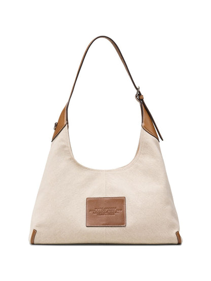 Marc Jacobs Belted Sack Shoulder Bag Beige