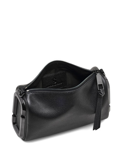 Marc Jacobs Snapshot leather shoulder bag BLACK