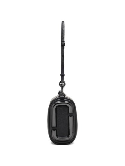 Marc Jacobs Snapshot leather shoulder bag BLACK