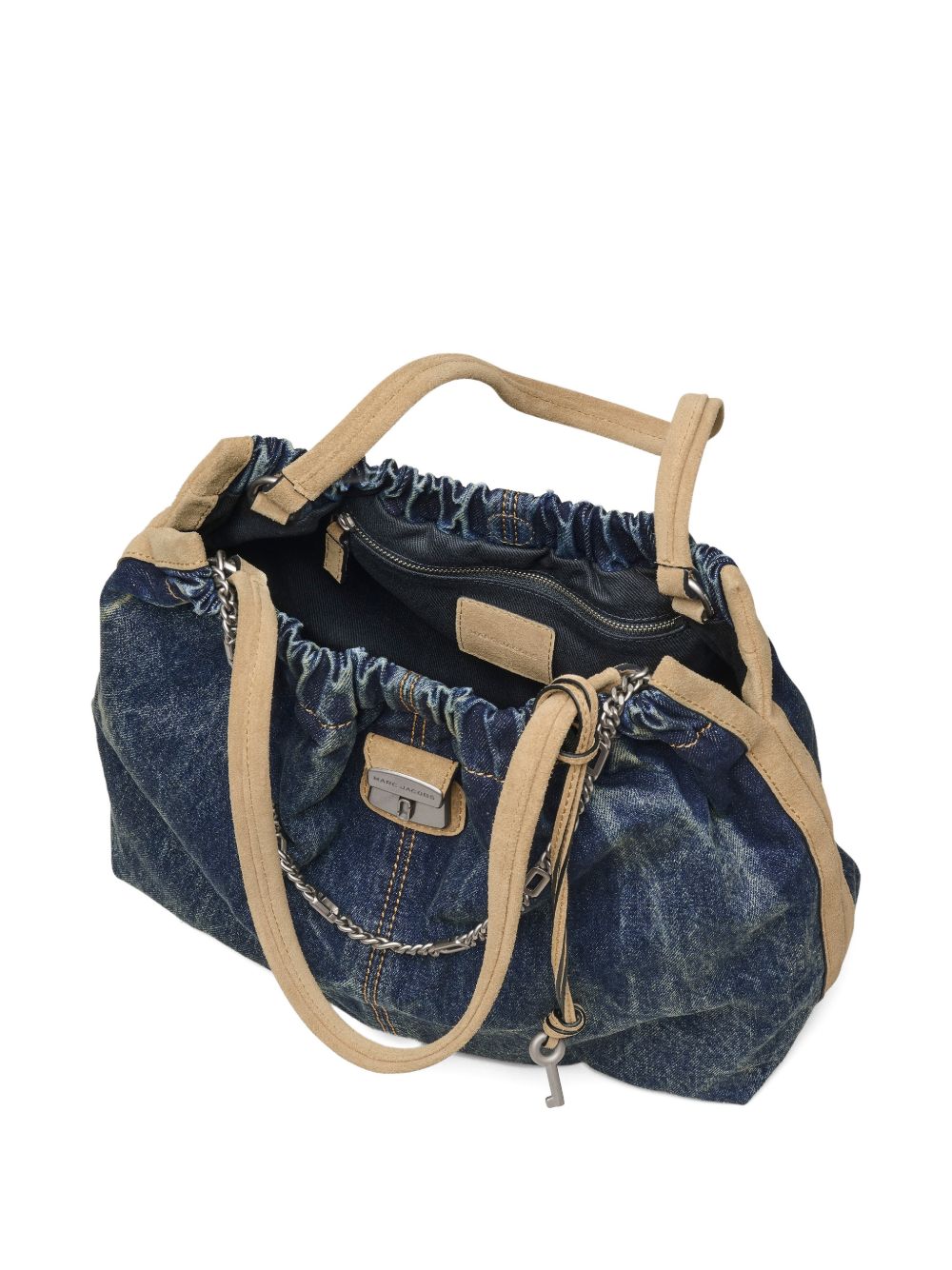 Marc Jacobs The Tote Denim Shopper Blue