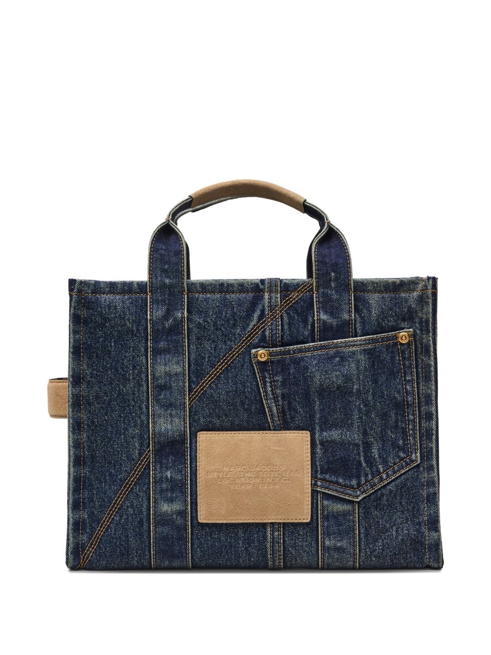 Marc Jacobs The Medium Denim Tote Blue
