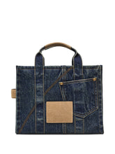 Marc Jacobs The Medium Denim Tote Blue