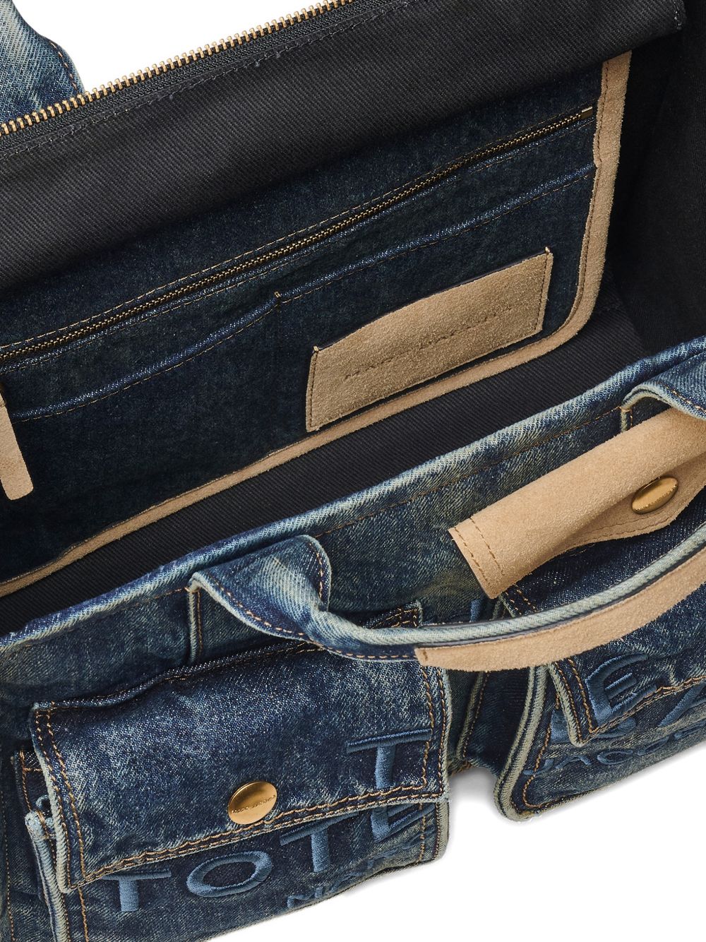 Marc Jacobs The Medium Denim Tote Blue