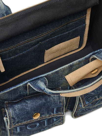 Marc Jacobs The Medium Denim Tote Blue